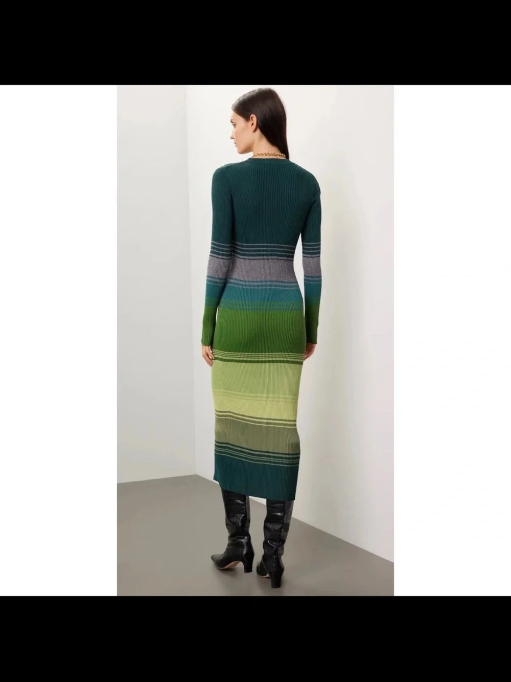 STAUD Pine Forest Shoko Dress - Picture 3 of 4